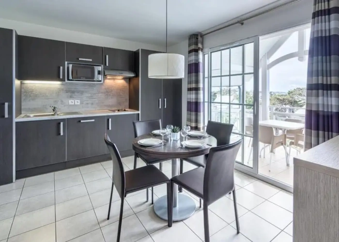 1 Bedroom Standard Apartment with balcony and with sea view