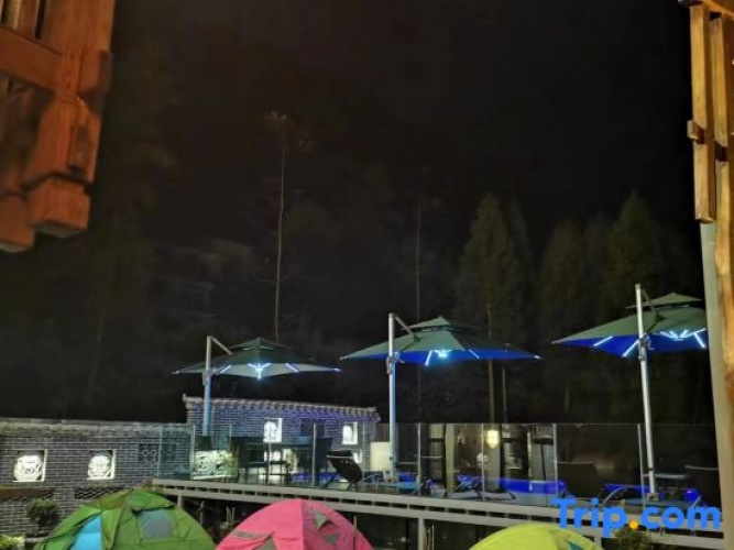 Outside