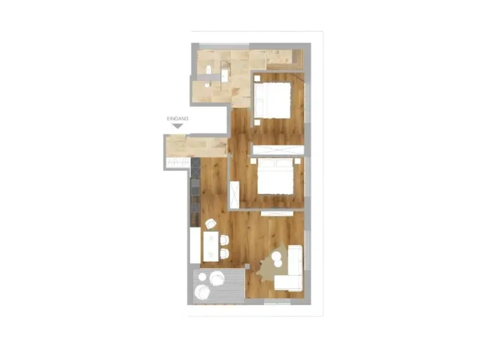 2 Bedrooms Chalet