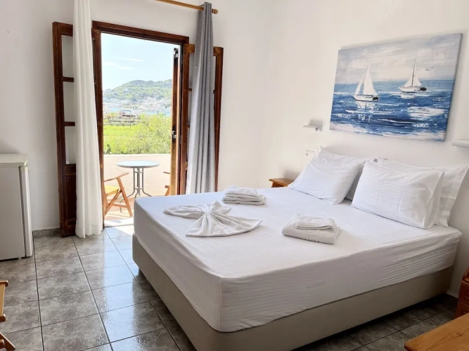 Standard room with balcony and with sea view