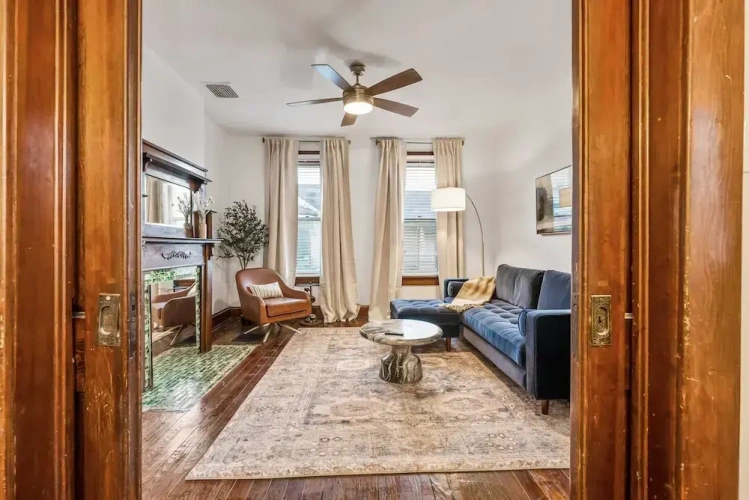 Standard Quadruple room with garden view