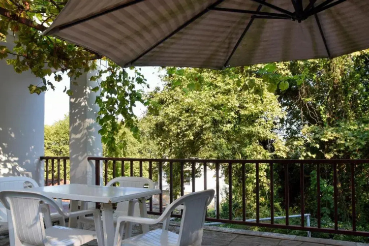 Apartment in summer house with large balcony