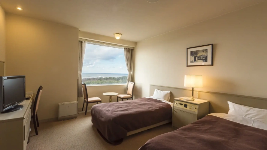 Standard Twin room with ocean view