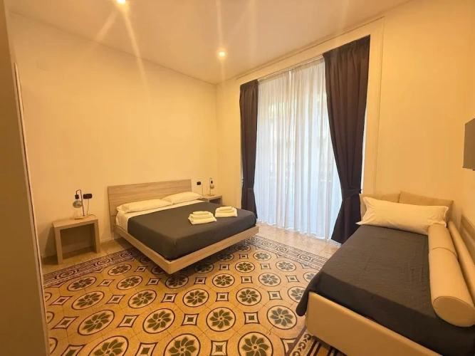 1 Bedroom Comfort Quadruple room with balcony and with city view
