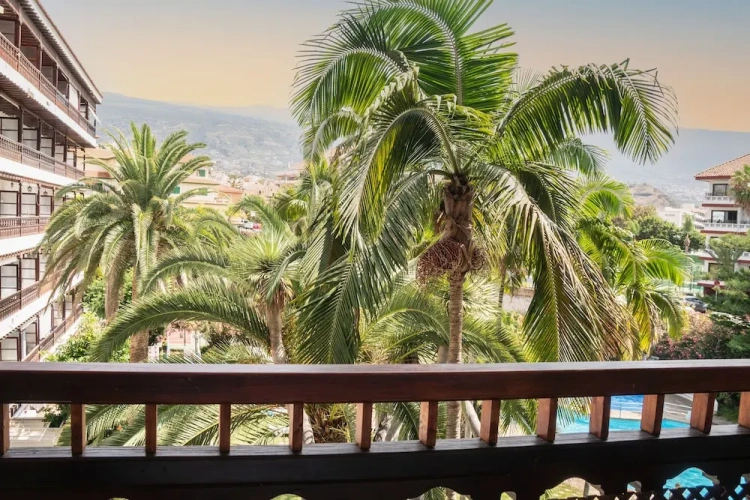 Studio with balcony and with view