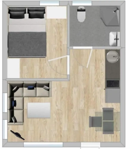 1 Bedroom Business Apartment