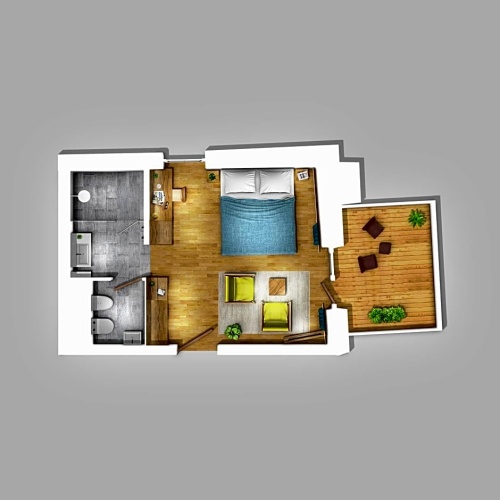 Deluxe room with balcony