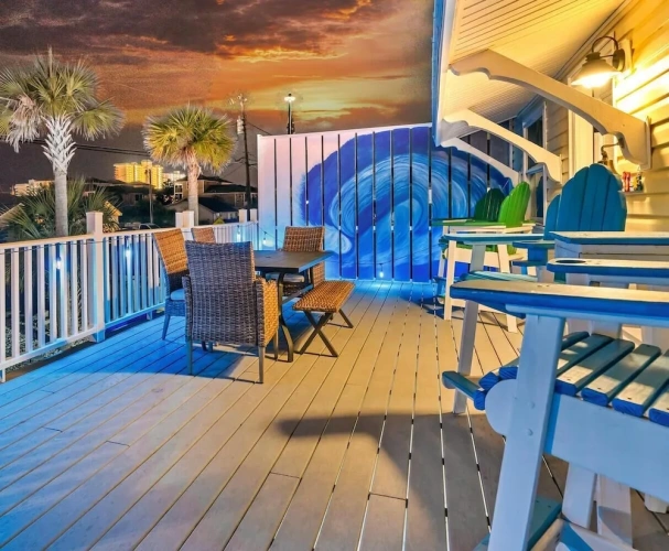 Cottage with balcony