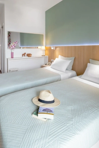 Standard Triple room with balcony and with sea view