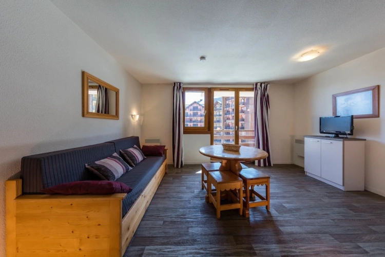 Studio with balcony