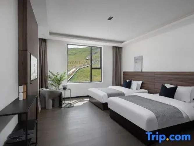 Standard Twin room with mountain view
