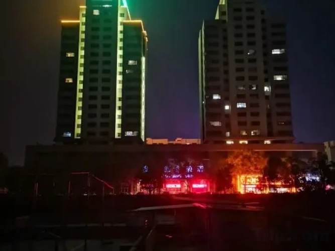 Outside