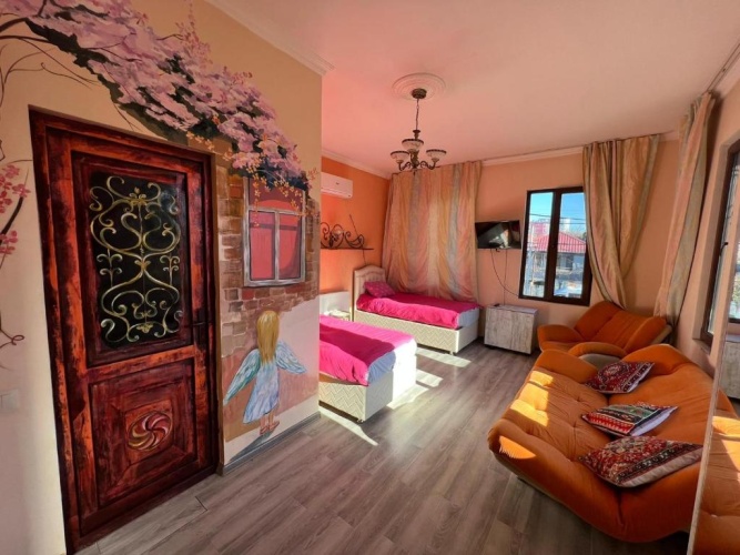 Superior Family room with balcony and with view