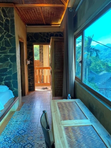 Deluxe Double room with balcony and with land view