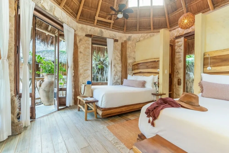 Standard Quadruple Family room with partial ocean view