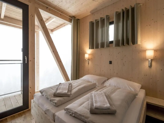 Nice Chalet With Balconies