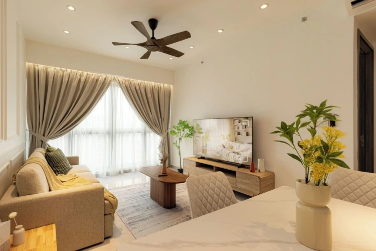 2 Bedrooms Standard Apartment with city view