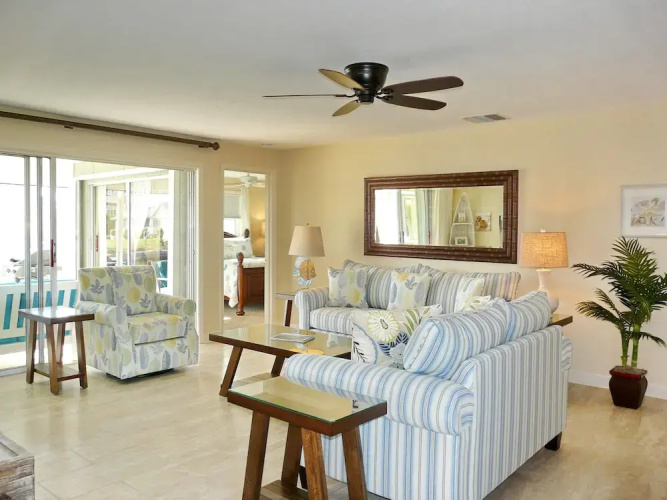 Inviting Waterfront Home With Western Exposure