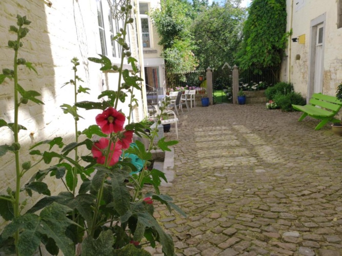 Outside