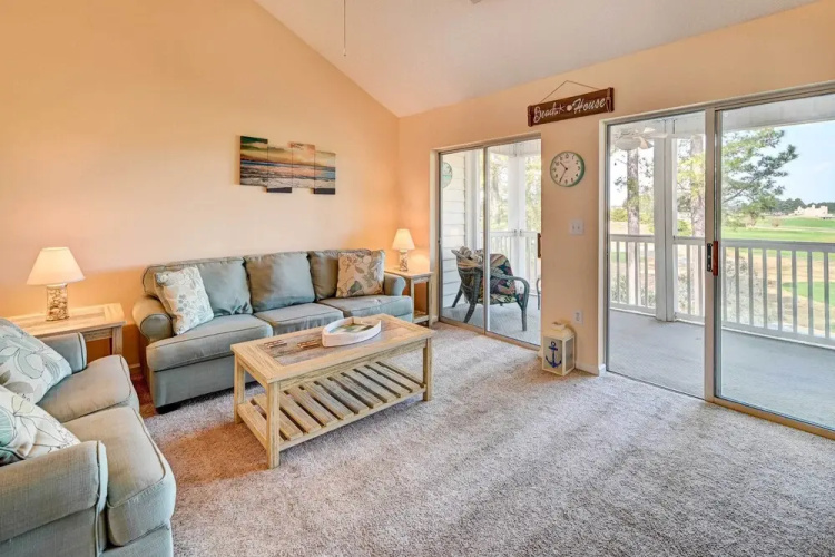 Myrtle Beach Beach Golf Villa w/ Community Pool!