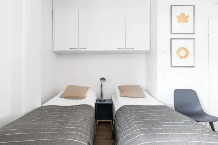 Twin Studio with park view