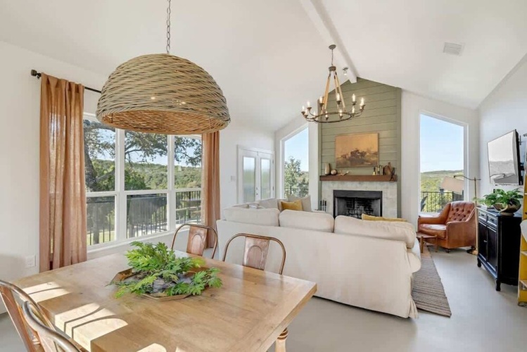 Cottage with balcony