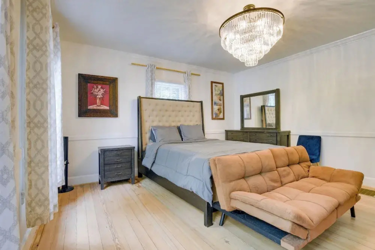 Spacious Durham Home w/ Fire Pit & Hot Tub!