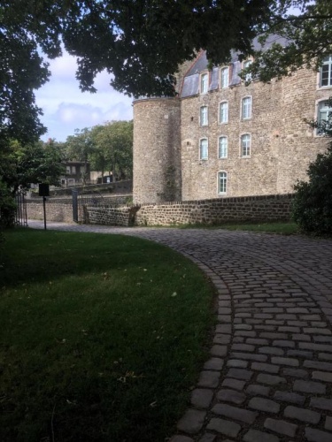 Outside