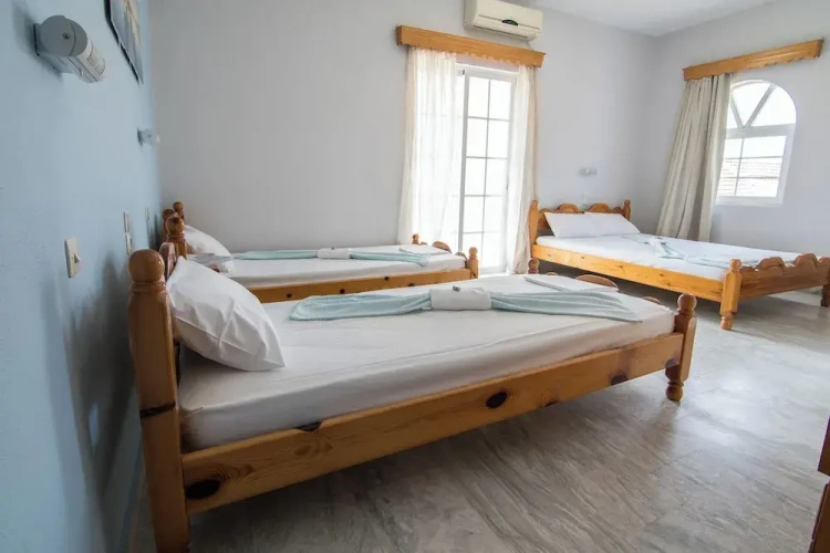 Standard Quadruple room with balcony and with sea view