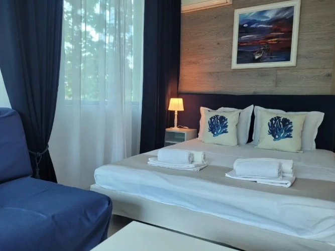 Standard Double room with balcony and with garden view