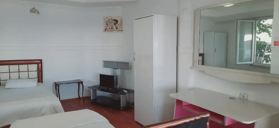 Family Studio with balcony and with sea view
