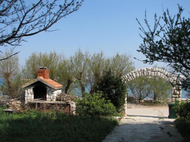 Cottage with balcony and with view