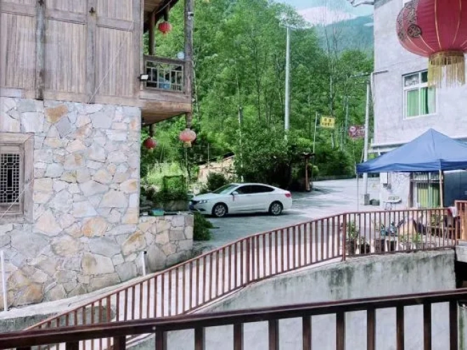 Outside