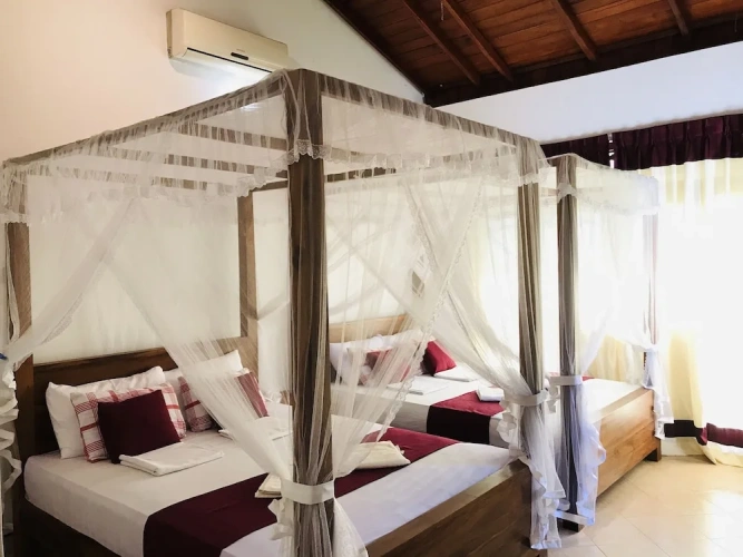 1 Bedroom Standard Family room with balcony and with garden view