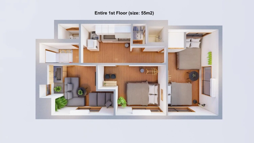 Guest rooms