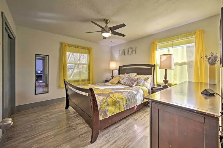 Remodeled Retro Home w/ Deck, Walk to Main Street!