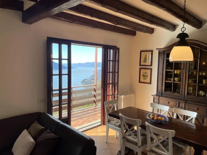 Cottage with balcony