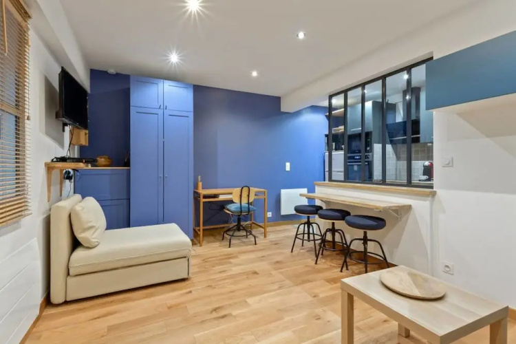 Charming Blue Studio - 15 Mins to Grand Palais