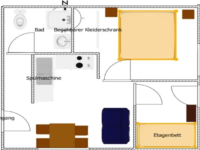 Family Apartment with balcony