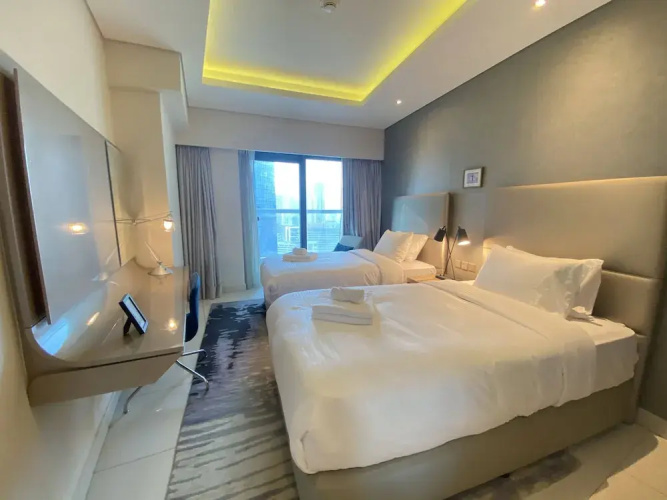 Lux BnB Paramount Tower I Burj Views