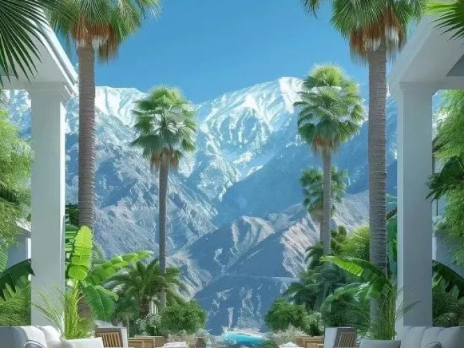Outside