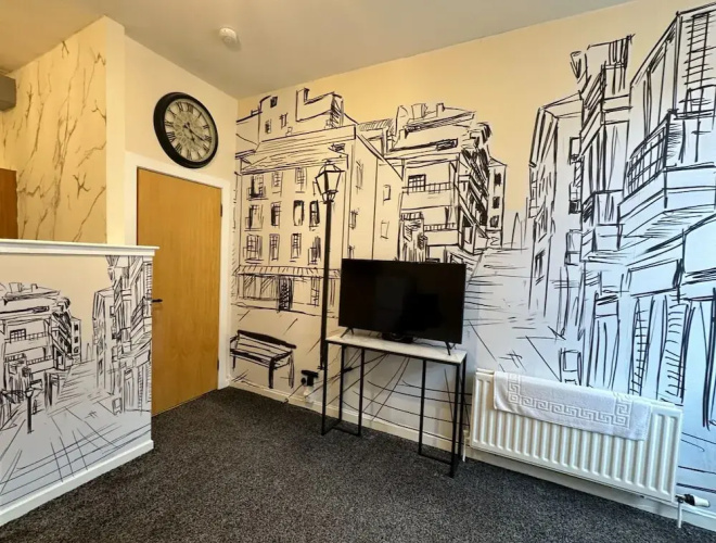 Central Glasgow Apartment - Sleeps 2 & Kitchen