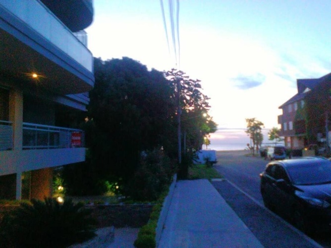 Outside