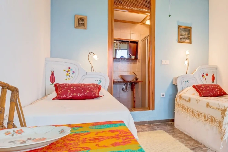 Standard Twin room with balcony and with sea view