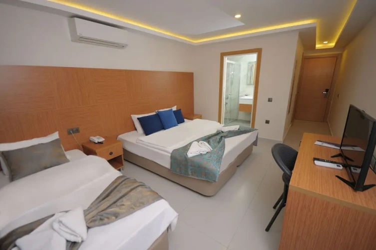 Economy Triple Basement room with view