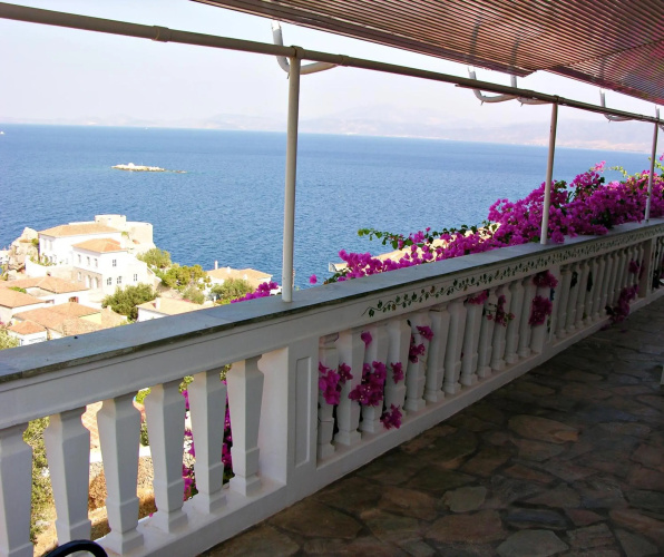 Panoramic Views Home in Hydra, Greece