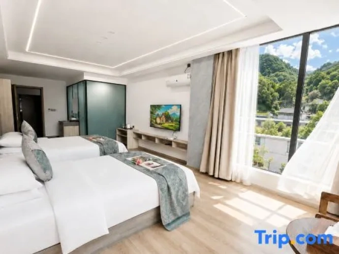 Standard Twin room with mountain view
