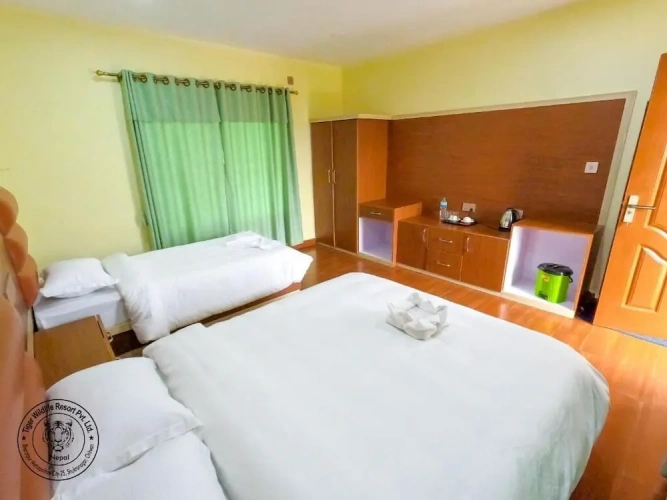 2 Bedrooms Deluxe Double room with balcony and with garden view