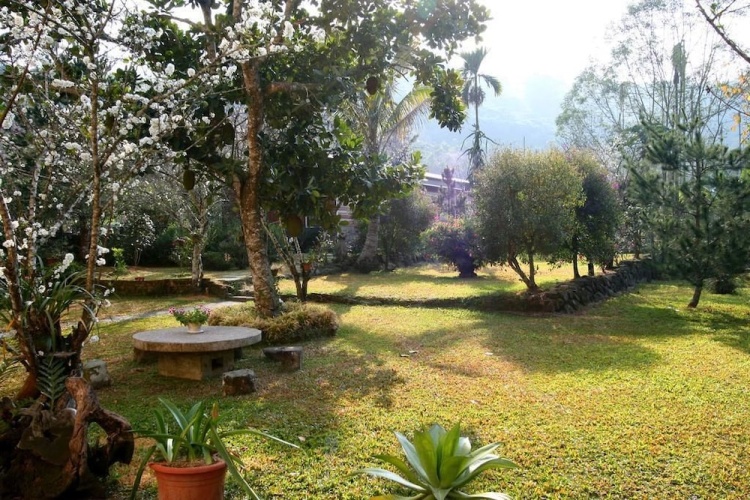 Outside