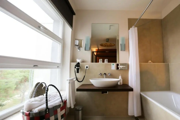Standard Double room with balcony and with land view